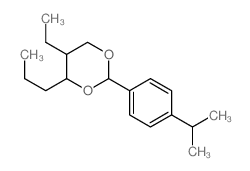5-ethyl-2-(4-propan-2-ylphenyl)-4-propyl-1,3-dioxane结构式