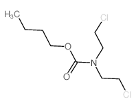 Carbamic acid,bis(2-chloroethyl)-, butyl ester (7CI,9CI) structure