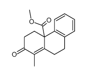 methyl 1-methyl-2-oxo-3,4,9,10-tetrahydrophenanthrene-4a(2H)-carboxylate结构式
