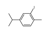 2-iodo-4-isopropyl-1-methylbenzene Structure