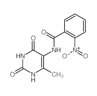 N-(4-methyl-2,6-dioxo-3H-pyrimidin-5-yl)-2-nitro-benzamide picture