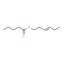(Z)-3-hexen-1-yl valerate structure