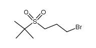 1-bromo-3-(2-methyl-propane-2-sulfonyl)-propane结构式