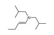 1-Butenyldiisobutylalan Structure