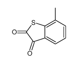 7-methyl-1-benzothiophene-2,3-dione结构式