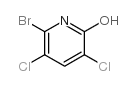 2-Hydroxy-3,5-dichloro-6-bromopyridine Structure