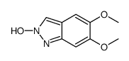 2-hydroxy-5,6-dimethoxyindazole Structure