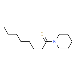 Piperidine,1-(1-thioxooctyl)- (9CI) structure
