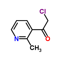 Ethanone, 2-chloro-1-(2-methyl-3-pyridinyl)- (9CI)结构式