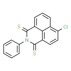6-Chloro-2-phenyl-1H-benzo[de]isoquinoline-1,3(2H)-dithione结构式