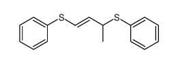 (E)-1,3-bis(phenylthio)but-1-ene结构式