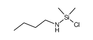 Dimethyl-(butylamino)-chlor-silan结构式