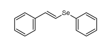 (E)-1-(phenylselenenyl)-2-phenylethene结构式