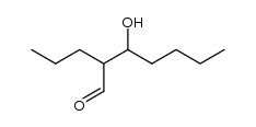 3-hydroxy-2-propylheptanal Structure