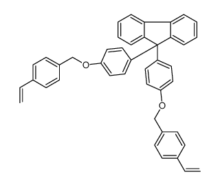 9,9-bis[4-[(4-ethenylphenyl)methoxy]phenyl]fluorene结构式