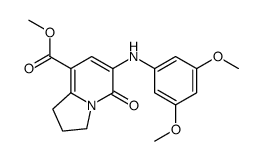 METHYL 6-(3,5-DIMETHOXYPHENYLAMINO)-5-OXO-1,2,3,5-TETRAHYDROINDOLIZINE-8-CARBOXYLATE Structure