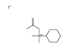 cyclohexyl-dimethyl-(2-methylprop-2-enyl)azanium,iodide Structure