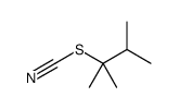 2,3-dimethylbutan-2-yl thiocyanate Structure