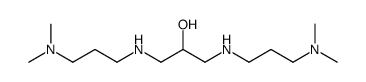 1,3-bis[3-(dimethylamino)propylamino]propan-2-ol结构式