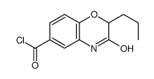 3-oxo-2-propyl-4H-1,4-benzoxazine-6-carbonyl chloride Structure