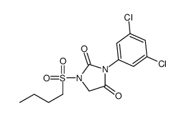 1-butylsulfonyl-3-(3,5-dichlorophenyl)imidazolidine-2,4-dione Structure