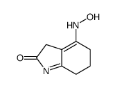 4-(hydroxyamino)-3,5,6,7-tetrahydroindol-2-one结构式