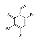 4,6-dibromo-1-ethenyl-3-hydroxypyridine-2-thione Structure