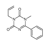 1-methyl-6-phenyl-3-prop-2-enyl-1,3,5-triazine-2,4-dione Structure