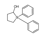 1,1-diphenylsilolan-2-ol Structure