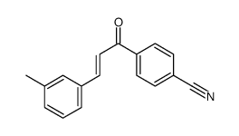 4-[3-(3-methylphenyl)prop-2-enoyl]benzonitrile Structure