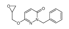 2-benzyl-6-(oxiran-2-ylmethoxy)pyridazin-3-one Structure