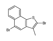 2,5-dibromo-3-methylbenzo[g][1]benzothiole结构式