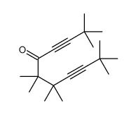 2,2,6,6,7,7,10,10-octamethylundeca-3,8-diyn-5-one Structure