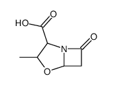 3-methyl-7-oxo-4-oxa-1-azabicyclo[3.2.0]heptane-2-carboxylic acid Structure