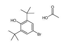 acetic acid,4-bromo-2,6-ditert-butylphenol结构式