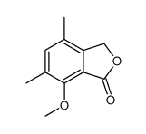 7-methoxy-4,6-dimethyl-3H-isobenzofuran-1-one结构式