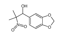 1,1-dimethyl-2-hydroxy-2-(3,4-methylenedioxyphenyl)nitroethane结构式
