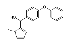 α-(p-phenoxyphenyl)-1-methyl-2-imidazolylmethanol Structure