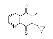 7-(aziridin-1-yl)-6-methylquinoline-5,8-dione结构式