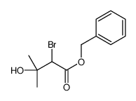 benzyl 2-bromo-3-hydroxy-3-methylbutanoate Structure