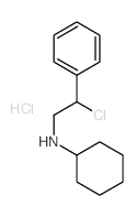 Benzeneethanamine, b-chloro-N-cyclohexyl-,hydrochloride (1:1) picture