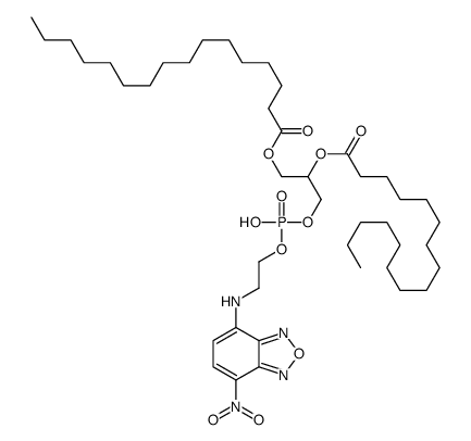 [2-hexadecanoyloxy-3-[hydroxy-[2-[(4-nitro-2,1,3-benzoxadiazol-7-yl)amino]ethoxy]phosphoryl]oxypropyl] hexadecanoate结构式