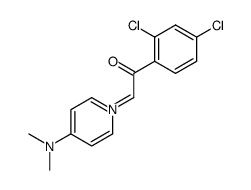 4-(dimethylamino)pyridinium-1-(2,4-dichlorophenacylide)结构式