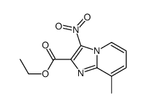 ethyl 8-methyl-3-nitroimidazo[1,2-a]pyridine-2-carboxylate Structure