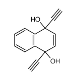 1,4-diethynyl-1,4-dihydro-naphthalene-1,4-diol结构式