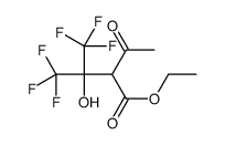 2-Acetyl-3-hydroxy-4,4,4-trifluoro-3-(trifluoromethyl)butyric acid ethyl ester结构式