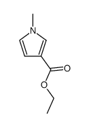 1H-Pyrrole-3-carboxylicacid,1-methyl-,ethylester(9CI) structure