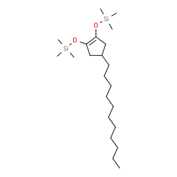 [(4-undecylcyclopent-1-ene-1,2-diyl)bis(oxy)]bis[trimethylsilane] structure