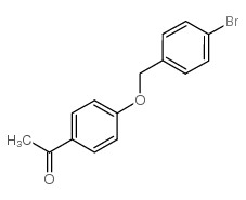 1-(4-((4-BROMOBENZYL)OXY)PHENYL)ETHANONE Structure