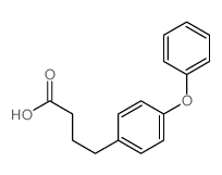 4-(4-phenoxyphenyl)butanoic acid结构式